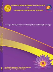 4th IRCHSS 2015 proceedings cover