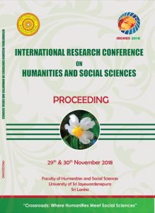 6th IRCHSS 2018 proceedings cover