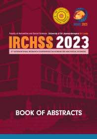 8th IRCHSS 2023 proceedings cover